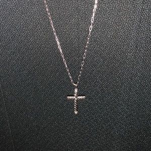Sterling Silver Cross Pendant Necklace